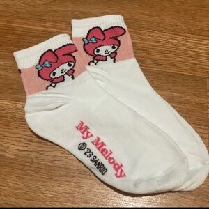 Sanrio My Melody Socks - Pink and White